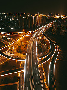 夜景高架桥图片