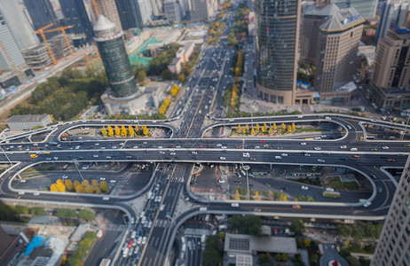 繁华的北京国贸桥背景图片