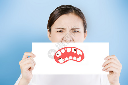 色素牙牙齿口腔健康设计图片
