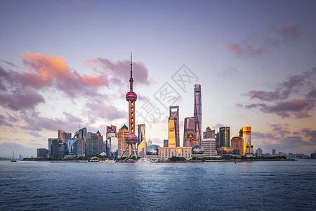 上海电视塔东方明珠背景