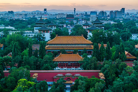 中轴线北京城市景观背景