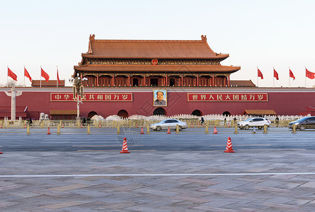 公园空间北京天安门广场背景