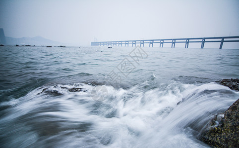 大连星海湾大海海涛高清图片