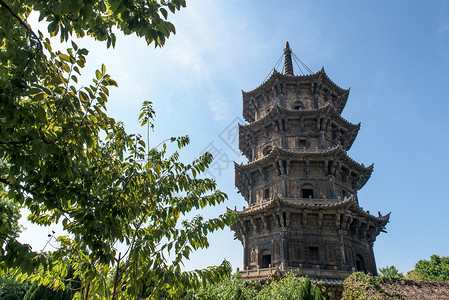 保石塔福建泉州开元寺西街西塔背景