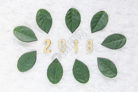 2018圣诞2018新年雪地简约背景图背景