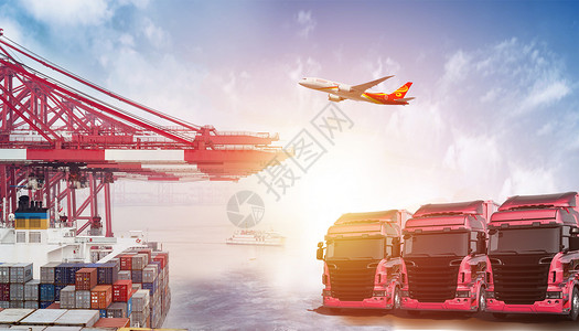 飞机货运物流运输设计图片