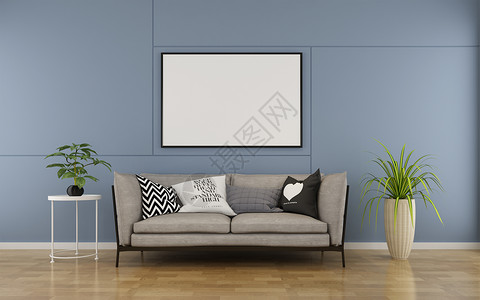 欧式C4D简易室内设计设计图片