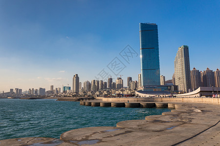 沿海别墅大连星海背景