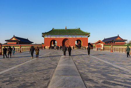 天坛斋宫北京天坛公园背景