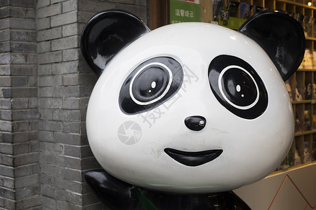 熊猫玩偶中国代表的熊猫背景