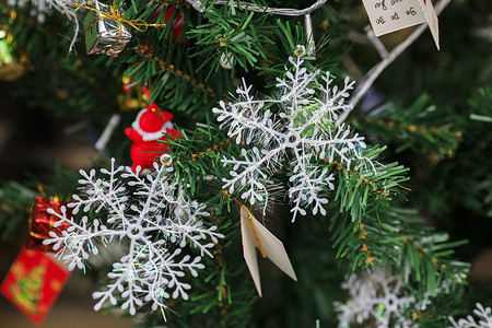 圣诞树挂饰素材圣诞节气氛道具背景