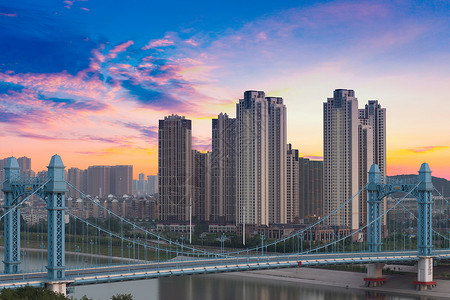 古田风景武汉古田桥背景