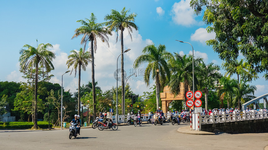 越南顺化街景图片