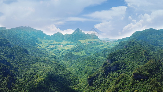 礐石风景区航拍张家界武陵源风景区背景