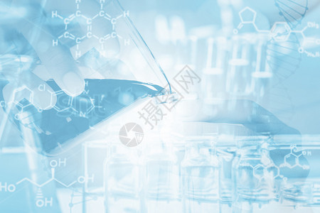 试验器械医疗科学实验背景设计图片