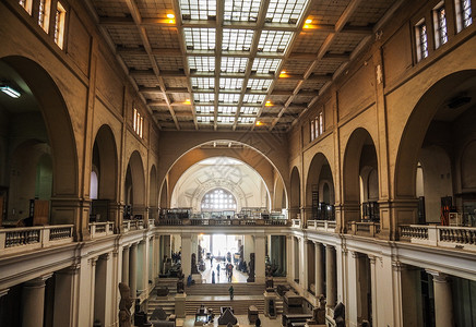 埃及博物馆博物馆内部高清图片