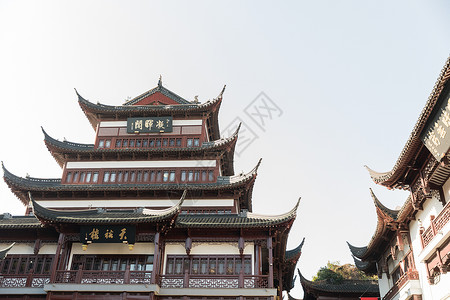 大檐传统中国风建筑背景