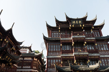 传统中国风建筑背景图片