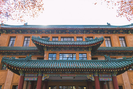 南京旅游景点里的古建筑高清图片