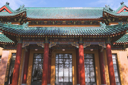 南京旅游景点里的古建筑高清图片