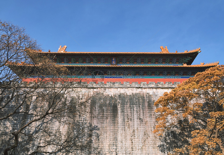 南京旅游景点里的古建筑图片