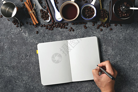 标语设计咖啡创意静物设计素材背景