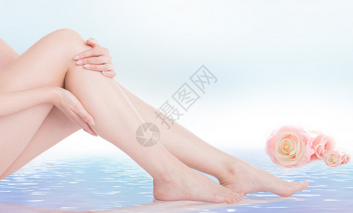 女性spa热石按摩足疗设计图片