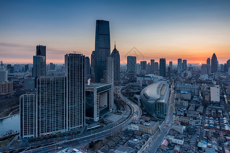 黎明街道城市黎明背景