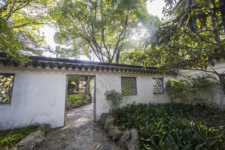 中国元素古建筑背景图片