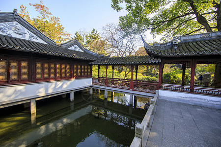 中国元素古建筑背景图片
