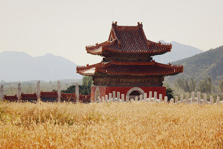 河北唐山清东陵背景图片