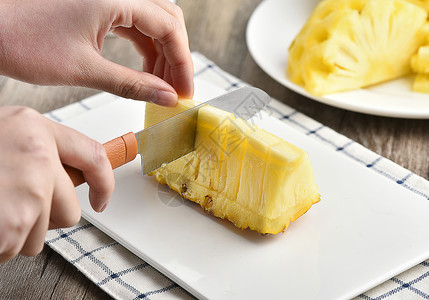 菠萝进口水果黄冠梨高清图片