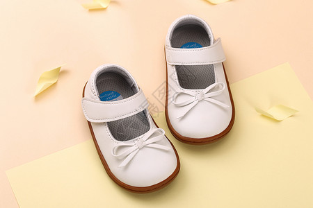 纸做鞋素材童鞋背景
