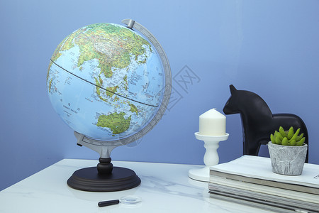全球世界地图地球仪背景