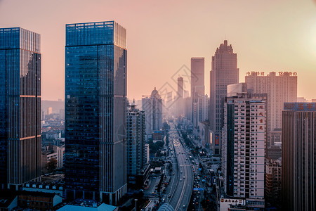 城市高楼背景图片
