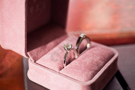 钻石logo结婚钻戒静物图背景