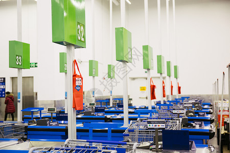 杂货行超市内部环境背景