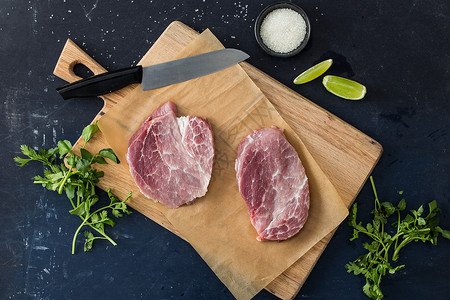 生鲜肉刀肉刀厨房刀高清图片
