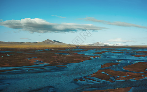 可可西里自然保护区可可西里高原风光背景