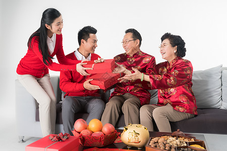 农历十二月初二新年春节给长辈送礼背景
