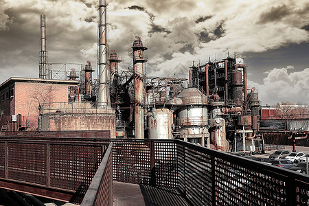 工厂风素材钢铁建筑背景