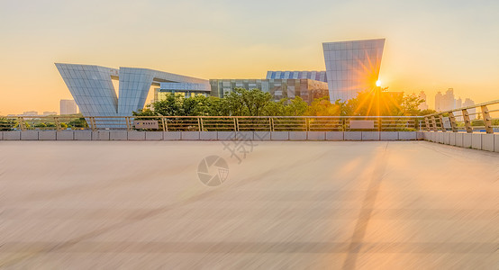 逆光道路湖北武汉琴台大剧院背景背景