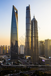 上海金融城上海地标背景