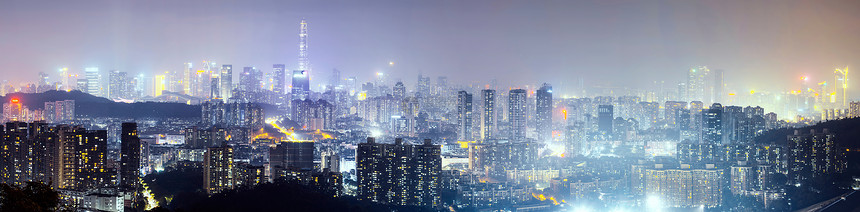 城市夜景全景图片