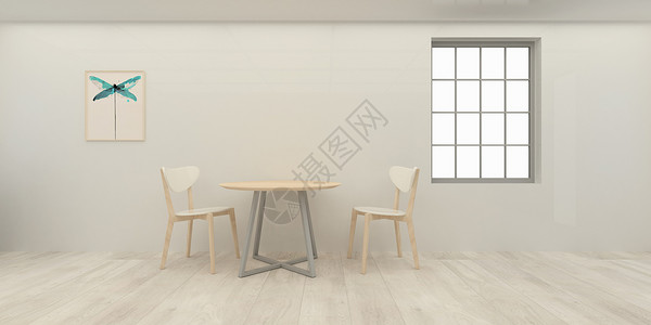 现代简洁风餐厅家居陈列室内设计效果图高清图片