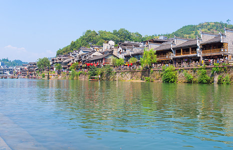 静享时光湖南凤凰古城背景