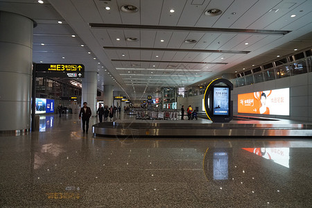 机场行李提取处背景图片