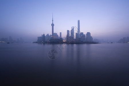 上海魔都的日出外滩高清图片素材