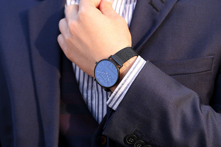 男士手表 背景图片