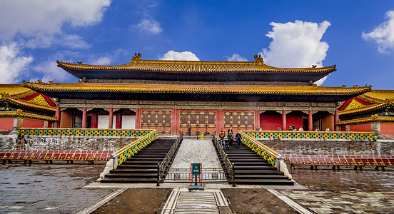 古代云形素材北京故宫背景